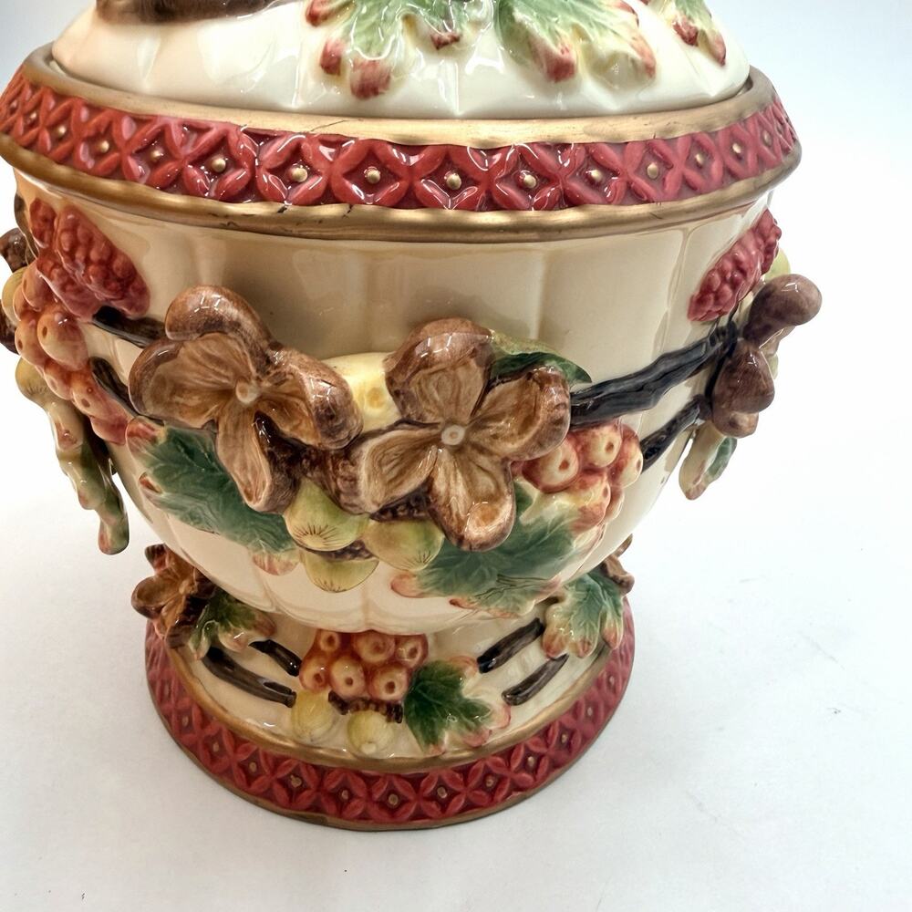 Geo Z Lefton 2001 Cardinal Collection Canister Jar & Lid Vintage Christmas - Picture 10 of 16